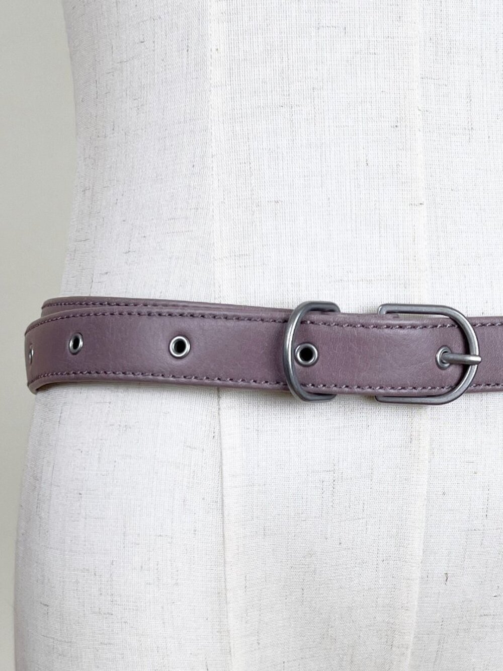 Matt & Nat Vegan Leather Belt Purple Minimalist High Quality Modern Scandinavian
